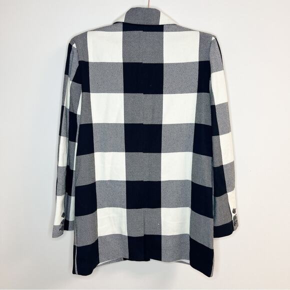 Mara Hoffman Tatum Jacket Blazer Gingham Plaid Size XS Extra Small - Picture 8 of 8